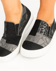 Dame Slip-ons Sort Ortopædisk Komfort Ergonomisk Design For Hverdagsbrug