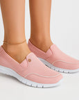 Kvinders Diabetessko Ekstra-Brede Sorte Åndbare Materialer Slip-On Komfortabel Design