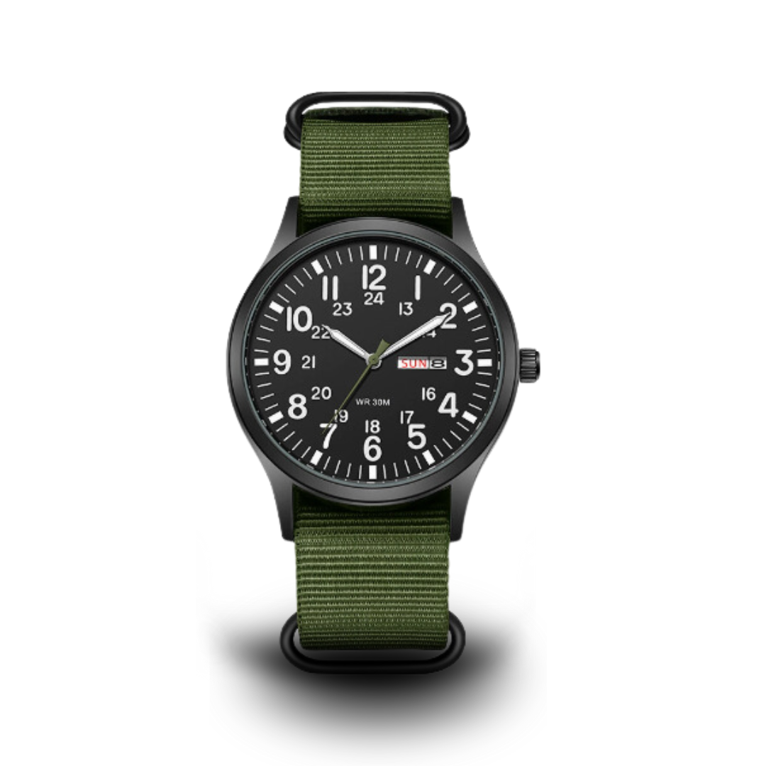 Variant image for Herreur 42mm Sort Tekstil Vandafvisende Kvalitet Casual Sporty Design-1