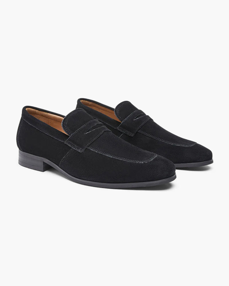 Variant image for Herre Loafers Brun Suede Slip-ons Elegant Klassisk Design Komfortabel Fuld Lædersål-1