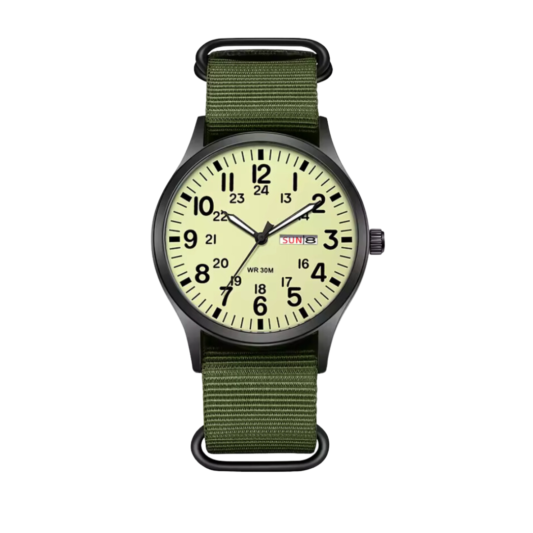 Variant image for Herreur 42mm Sort Tekstil Vandafvisende Kvalitet Casual Sporty Design-2