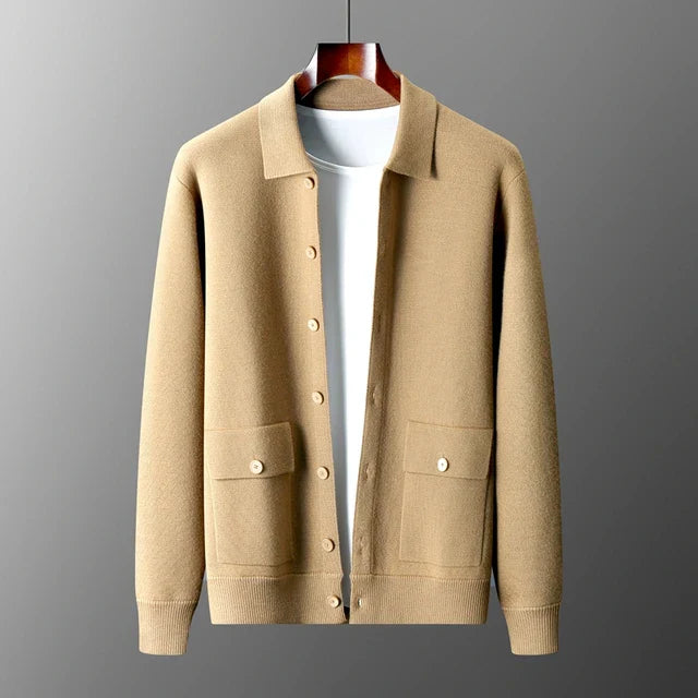 Variant image for Herre Vest Grå 100% Kasjmier Tæt Strik Komfortabel Til Mænd Casual Stil-1