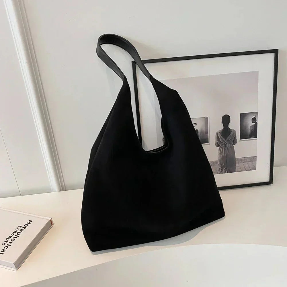 Variant image for Dame Håndtaske Grå Suede Elegant Rummelig Praktisk Til Arbejde Og Hverdag-5